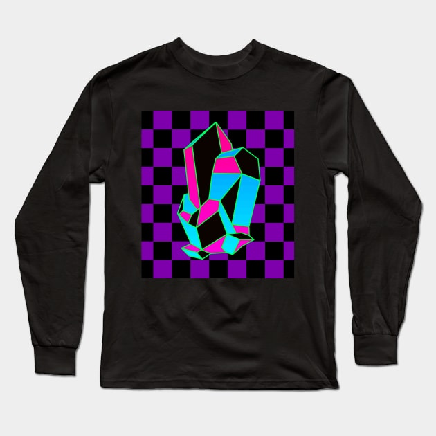 Laser Crystal Long Sleeve T-Shirt by Durvin